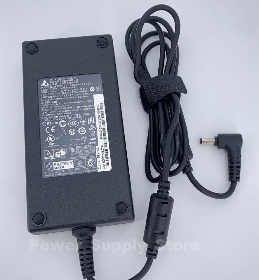*Brand NEW*9SEXR-839 & 9SEXR-839US 19.5V 9.23A 180W AC Adapter Original Delta ADP-180MB K Charger For MSI GF65